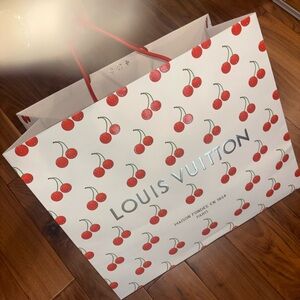 Louis Vuitton Red Cherry Pattern Bag new shopping bag